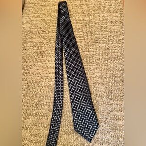 Blue Multicolored Checkered Tie